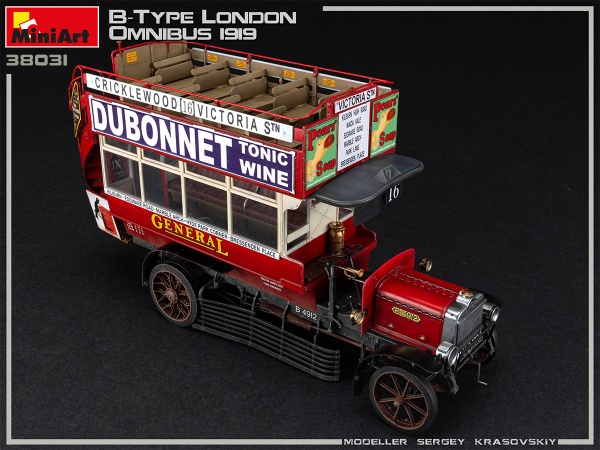 MA38031 Лондонский омнибус B-TYPE 1919 г.