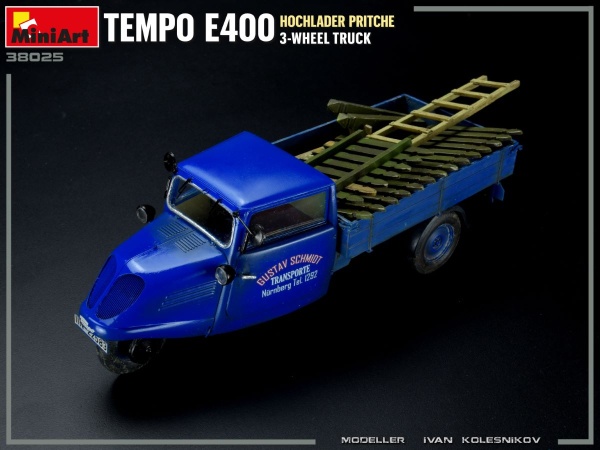 MA38025 "Tempo E400 Hochlader Pritsche 3-Wheel Truck"