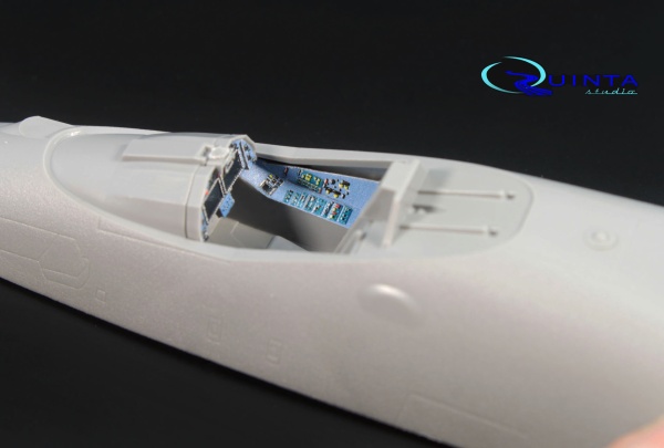 QD72004b 1/72 3D Декаль интерьера кабины Су-57 (для модели Звезда 7319) (голубые панели)