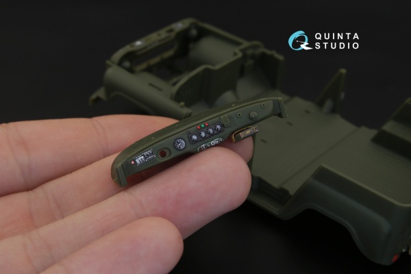 QD35010 1/35 3D Декаль интерьера кабины для УАЗ 469 (для модели Трубач)