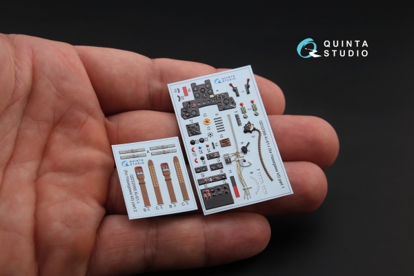 QD32066 1/32 3D Декаль интерьера кабины Ki-61-I (для модели Hasegawa)