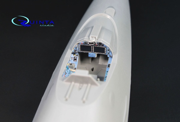 QD72004b 1/72 3D Декаль интерьера кабины Су-57 (для модели Звезда 7319) (голубые панели)