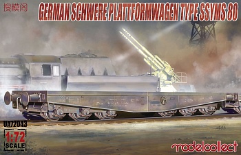 UA72043 Germany Schwerer Plattformwagen Type SSyms 80