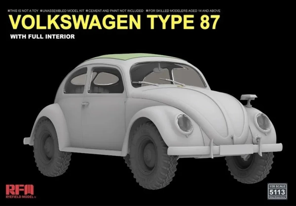 RM-5113 1/35 Немецкий автомобиль Volkswagen type 87 with full interior