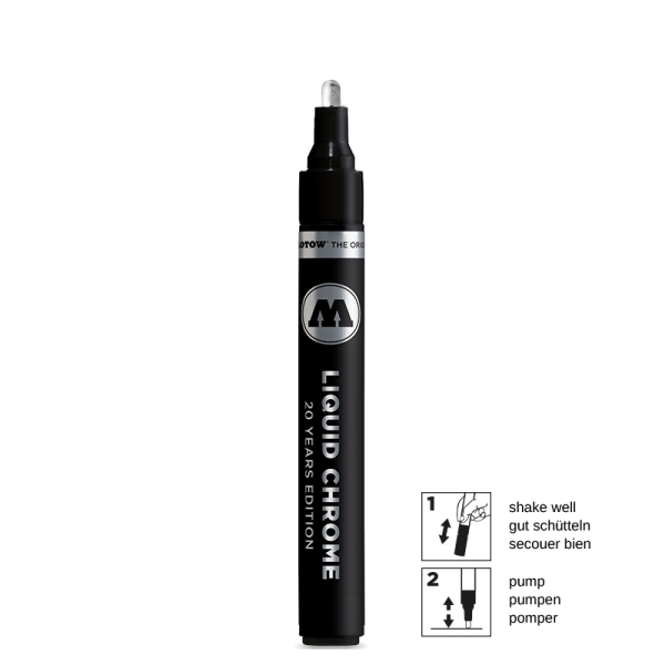 703103 Маркер MOLOTOW LIQUID CHROME 4мм 703103 Маркер MOLOTOW LIQUID CHROME 4мм