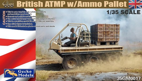 35GM0017 1/35 British ATMP w Ammo Pallet