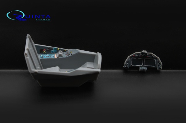 QD72004g 1/72 3D Декаль интерьера кабины Су-57 (для модели Звезда 7319) (серые панели)