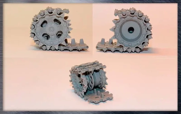 B35057 Ведущие звездочки и траки (РМШ-а) для T-55 (поздняя) ,T-62   (200шт плюс запас)