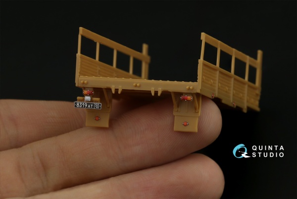 QD72069 1/72 3D Декаль интерьера кабины Урал-4320 (Звезда)