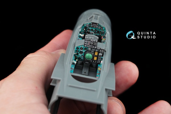 QD48027 3D Декаль интерьера кабины МиГ-31Б (для модели AMK)
