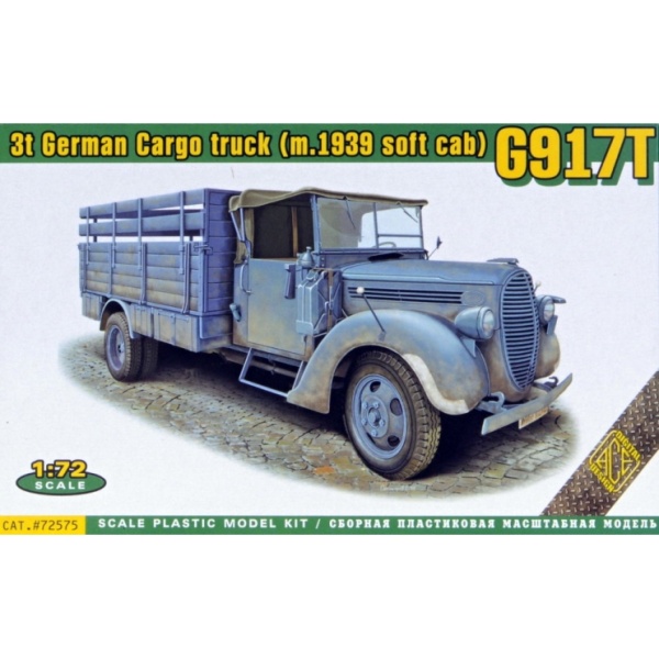 ACE72575 G917T 3t German Cargo truck (simplified cab)
