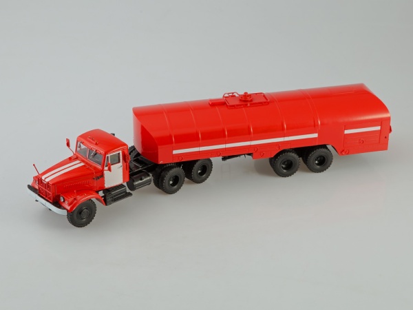 101456 КрАЗ-258Б1 с полуприцепом-цистерной ТЗ-22, пожарный 101456 КрАЗ-258Б1 с полуприцепом-цистерной ТЗ-22, пожарный