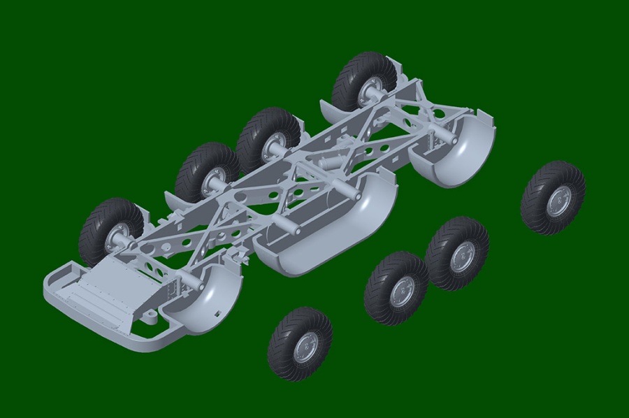 Т07179 Russian 9P113 TEL w/9M21 Rocket of 9K52 Luna-M Short-range artillery rocket system(FROG-7)