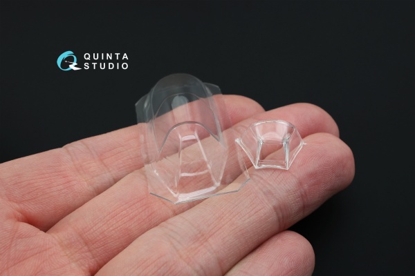 QC48020 Набор остекления коррекционный Як-1Б (для моделей Accurate miniatures, Звезда, Eduard), 1