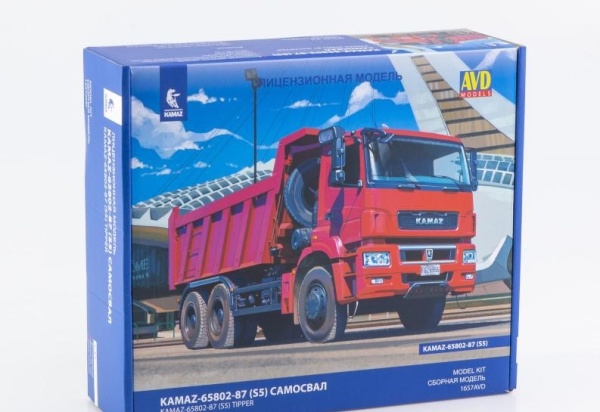 1657AVD KAMAZ-65802-87(S5) самосвал,