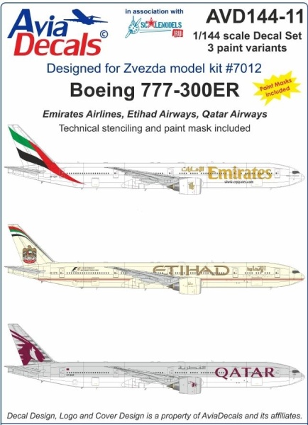 144-11 Деколь AVD Боинг 777-300 Ближний Восток 1.144
