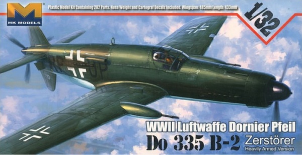 01E07 1/32 WWII Luftwaffe Dornier Pfeil Do-335 B-2
