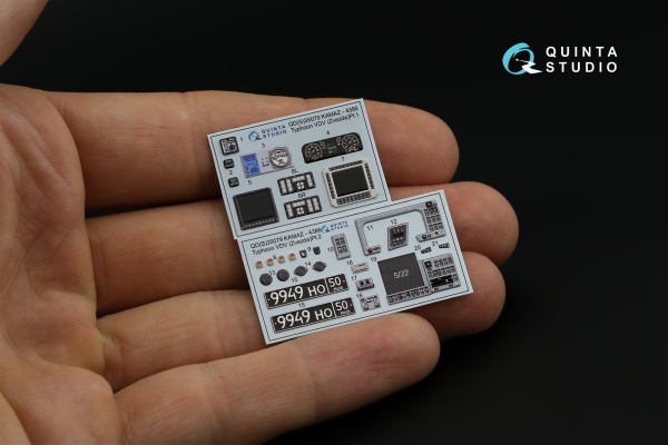 QDS-35079 1/35 3D Декаль интерьера кабины К-4386 Тайфун ВДВ (Звезда) (Малая версия)