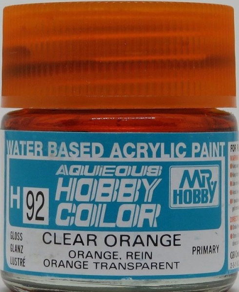 H092 Clear Orange /оранжевый прозрачный/ (10мл.) H092 Clear Orange /оранжевый прозрачный/ (10мл.)
