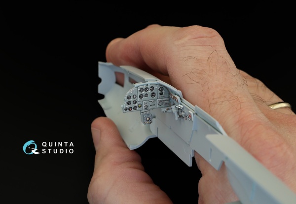 QD48072 3D Декаль интерьера кабины Ил-2 одноместный (для модели Звезда)