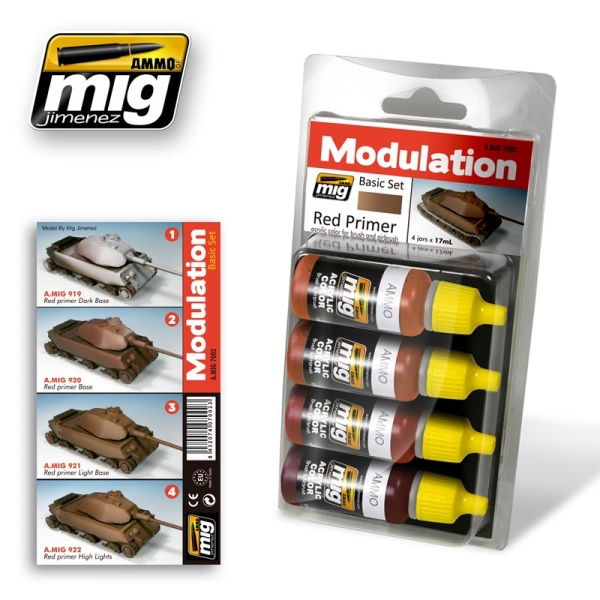 AMIG7002 RED PRIMER MODULATION SET (Набор: 919,920,921,922) AMIG7002 RED PRIMER MODULATION SET (Набор: 919,920,921,922)