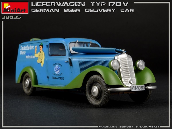 MA38035 1/35 Немецкая Машина для Доставки Пива Lieferwagen Typ 170V