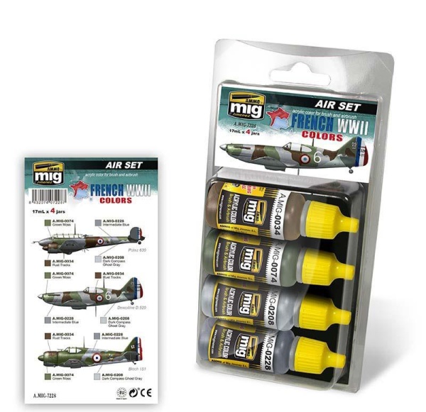 AMIG7228 FRENCH WWII AIRCRAFT COLORS AMIG7228 FRENCH WWII AIRCRAFT COLORS