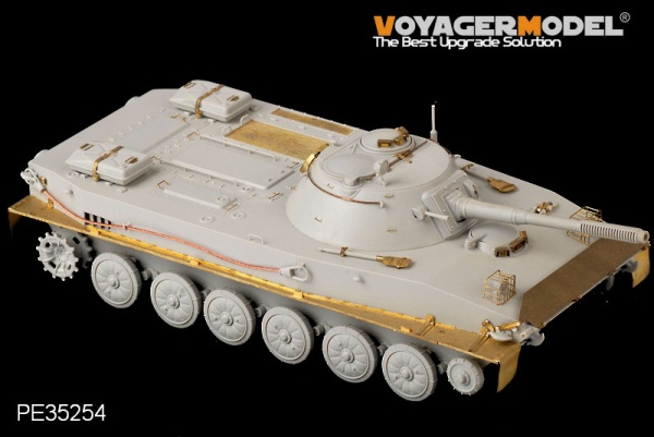 PE35254 1/35 Russian PT-76 Amphibious Tank Mod.1951 (For Трубач 00379)