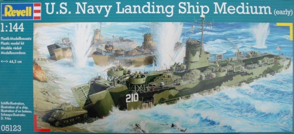 05123 1/144 Военный корабль U.S. Navy Landing Ship Medium