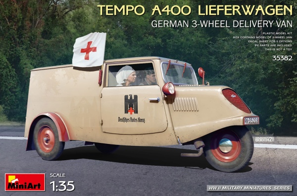MA35382 "Tempo A400 Lieferwagen. German 3-Wheel Delivery Van" 