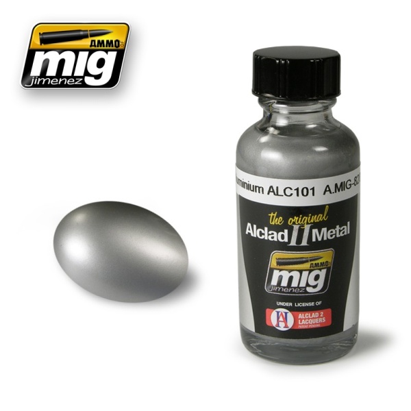AMIG8201 ALUMINIUM - Alclad II 101 (30 ml) AMIG8201 ALUMINIUM - Alclad II 101 (30 ml)