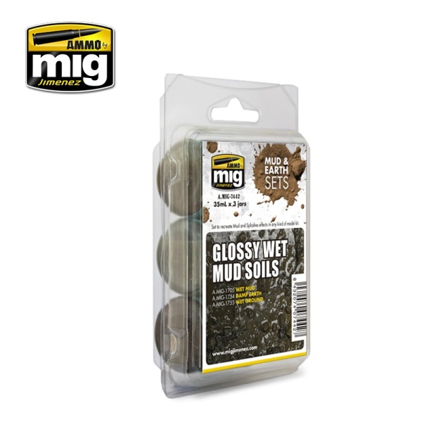AMIG7442 GLOSSY WET MUD SOILS (MUD & EARTH SETS) (Влажная грязевая почва) AMIG7442 GLOSSY WET MUD SOILS (MUD & EARTH SETS) (Влажная грязевая почва)