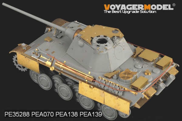PE35288 1/35 WWII German Panther F Basic (For DRAGON 6403)