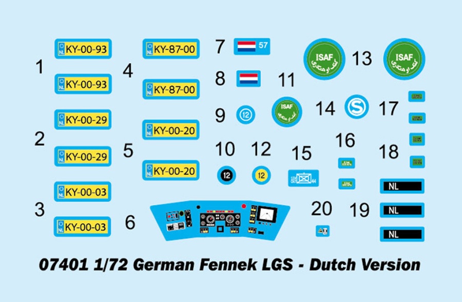 Т07401 German Fennek LGS - Dutch Version