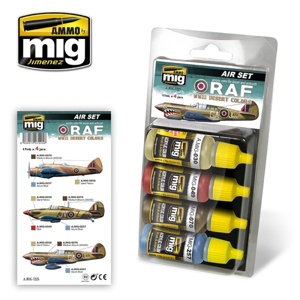 AMIG7225 RAF WWII DESERT COLORS AMIG7225 RAF WWII DESERT COLORS