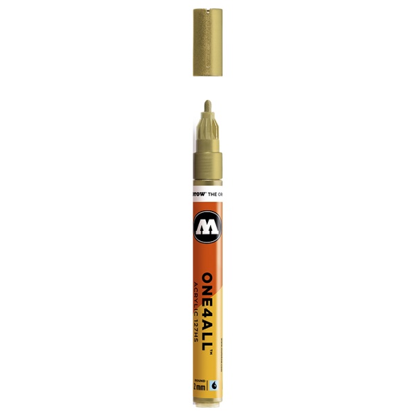 127306 Маркер MOLOTOW 127HS METALLIC #228 Золото 2мм 127306 Маркер MOLOTOW 127HS METALLIC #228 Золото 2мм