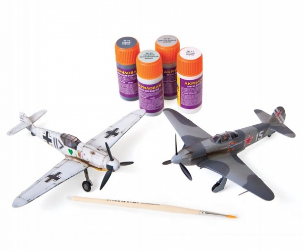 5201 Мессершмитт Bf-109 против Як-3