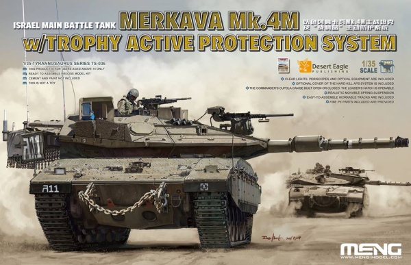 TS-036 1/35 Israel Main Battle Tank Merkava Mk.4m W/Trophy Active
