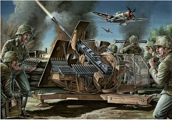 T35005 German 3,7 cm Anti aircraft gun 43 1/35