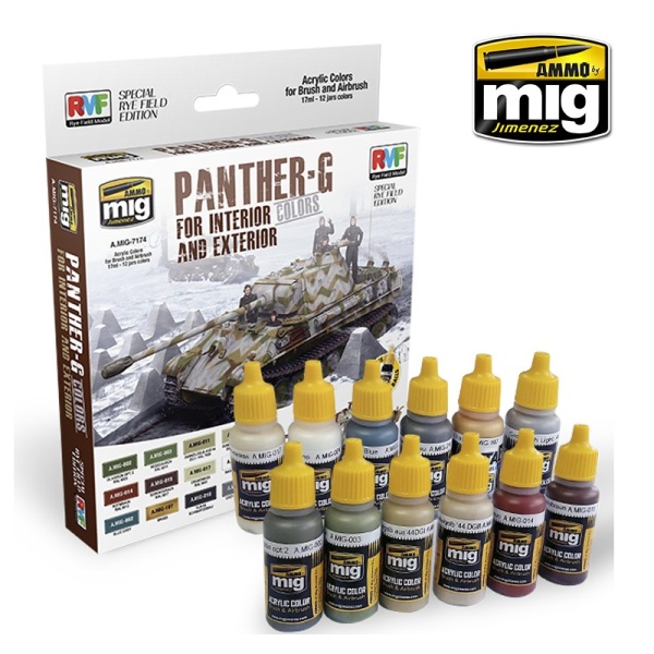 AMIG7174 PANTHER-G Colors Set for Interior and Exterior Set AMIG7174 PANTHER-G Colors Set for Interior and Exterior Set