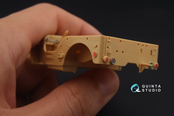 QD35018 1/35 3D Декаль интерьера кабины для Willys MB (для любых моделей)