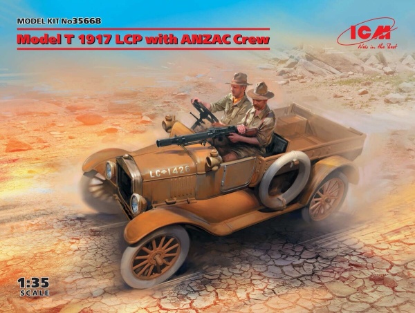 35668 Model T 1917 LCP с экипажем ANZAC