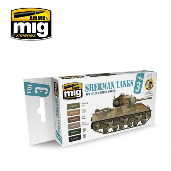 AMIG7171 WWII US MARINE CORPS SHERMAN AMIG7171 WWII US MARINE CORPS SHERMAN