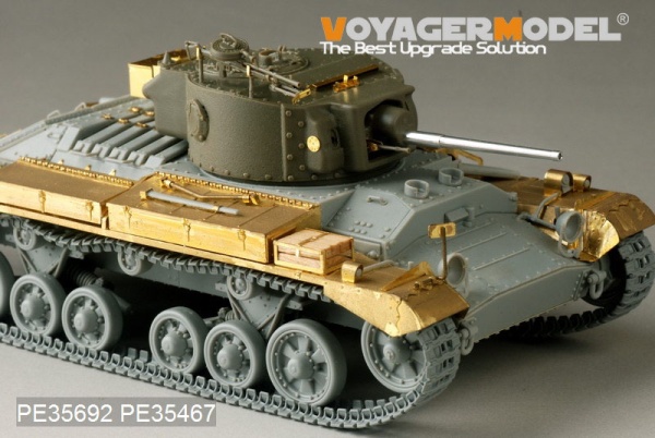 PE35692 1/35 WWII British Valentine Mk.III Infantry Tank basic w/Rota trailer(For AFV CLUB 35201)