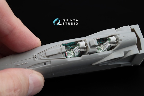 QD72015 3D Декаль интерьера кабины МиГ-31ДЗ (для модели Трубач)