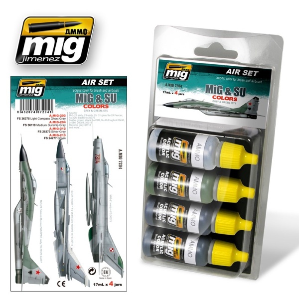 AMIG7204 MiG & SU FIGHTERS GREYS AMIG7204 MiG & SU FIGHTERS GREYS