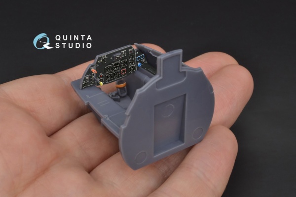 QD32017 3D Декаль интерьера кабины Me 163B (Meng)