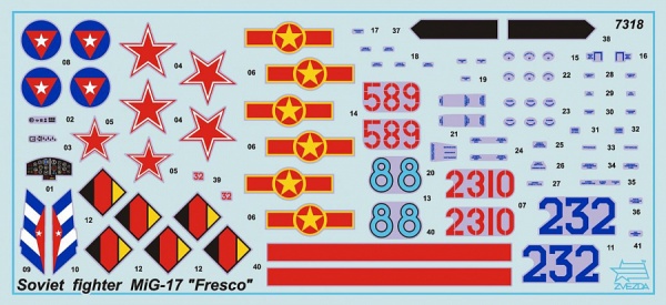 7318 Советский истребитель Миг-17
