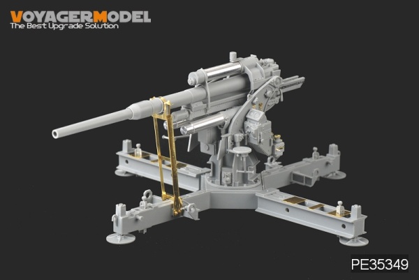 PE35349 1/35 WWII German 88mm FlaK 37 mit Behelfslafette (For DRAGON 6523)