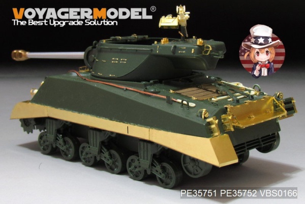 PE35752 WWII U.S.Army M4A3 tank series track cover(For ACADMY)